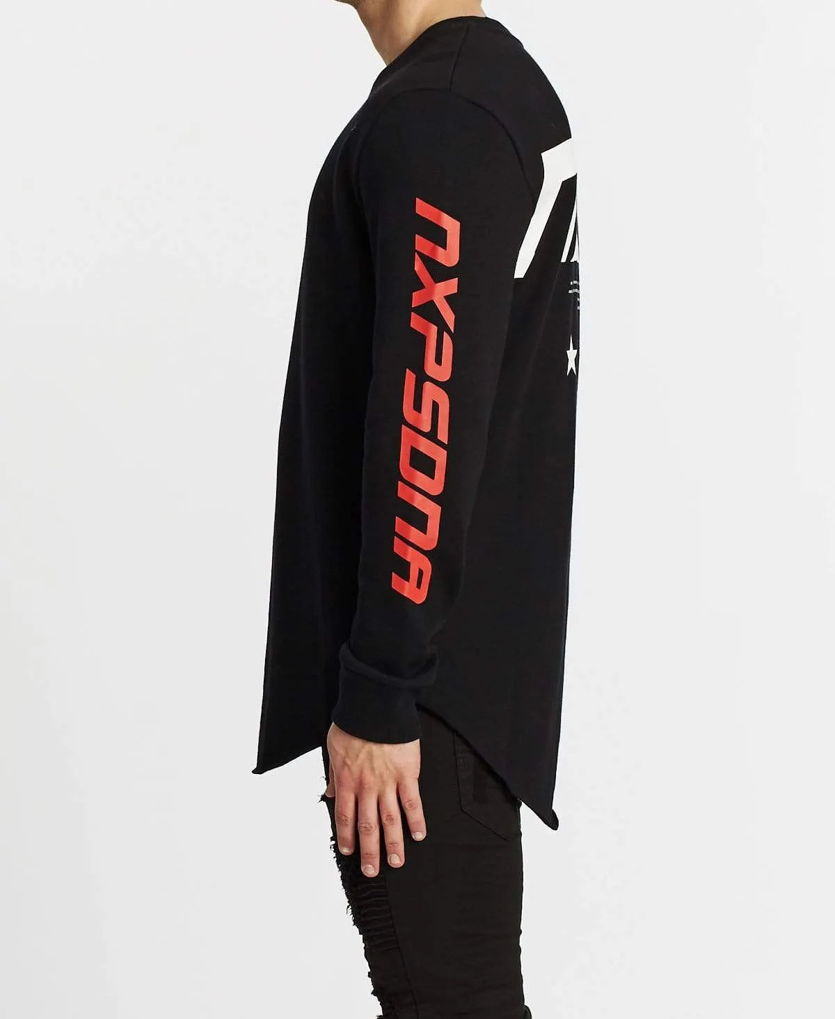 Damned Dual Curved Jumper Jet Black sold by Neverland product image thumbnail 4