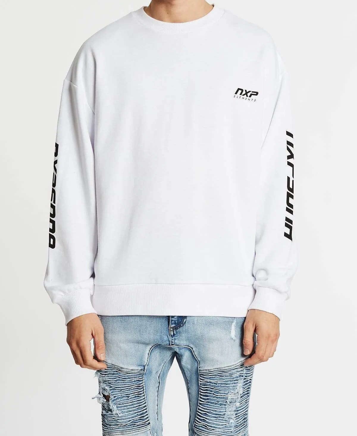 Bryant Relaxed Fit Jumper White sold by Neverland