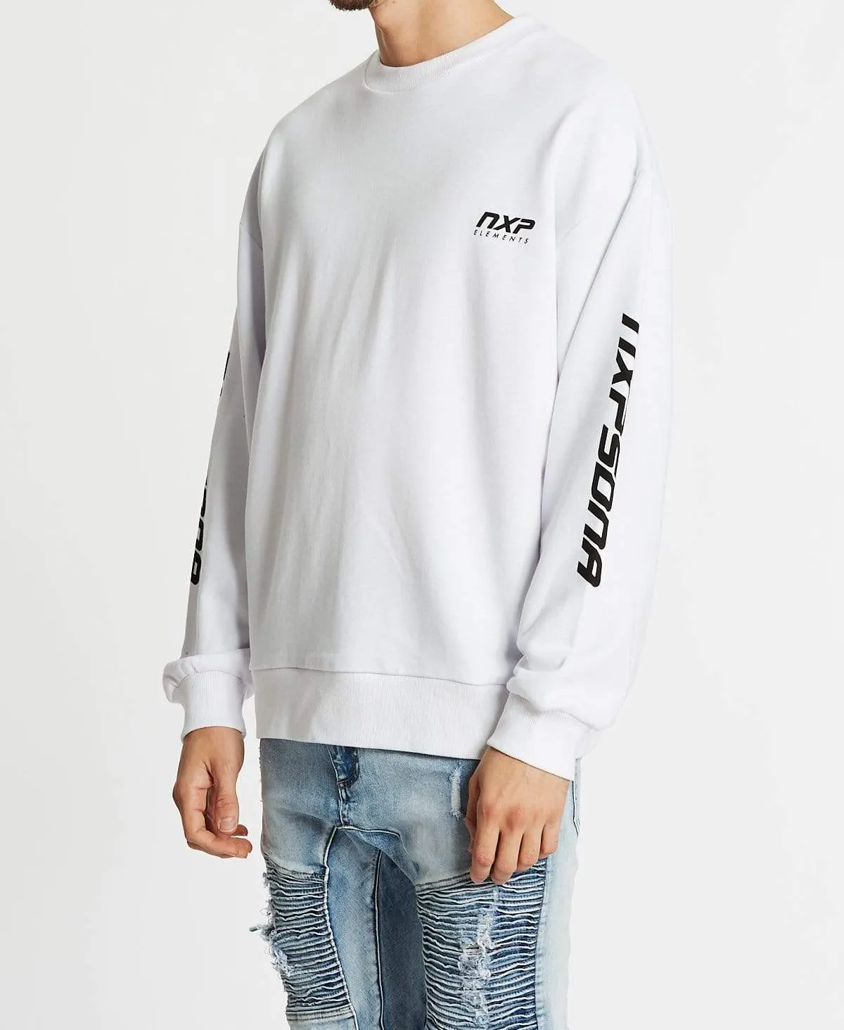 Bryant Relaxed Fit Jumper White sold by Neverland product image thumbnail 5