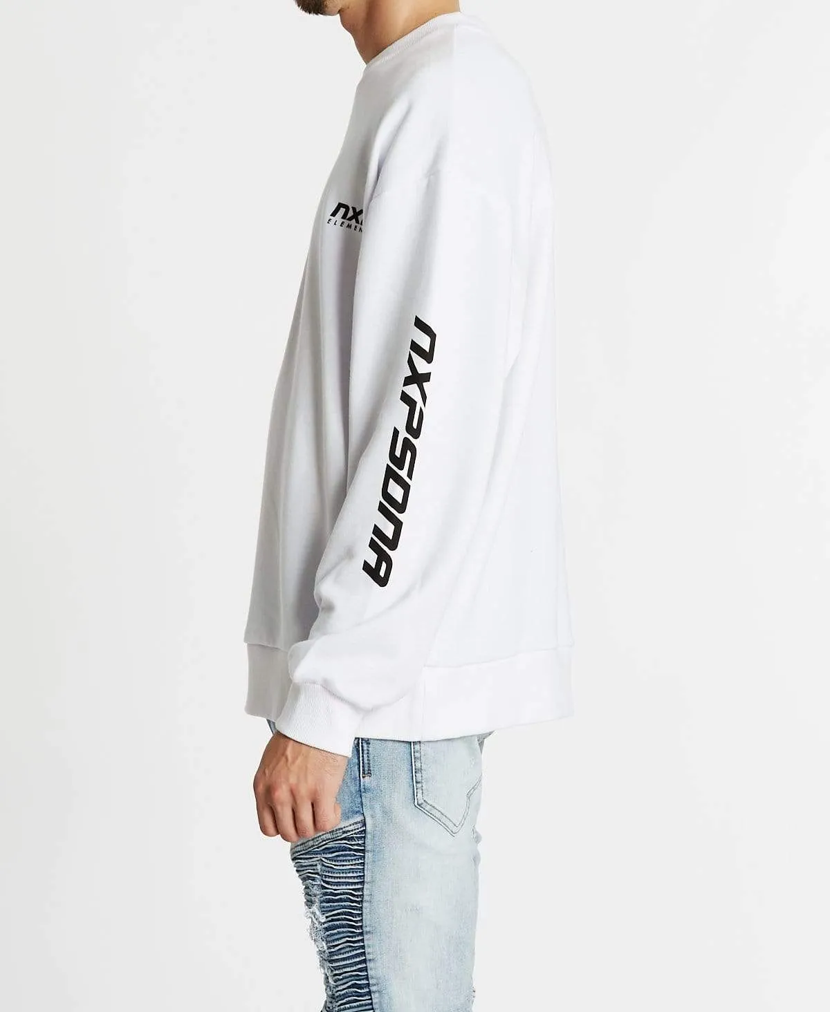 Bryant Relaxed Fit Jumper White sold by Neverland product image thumbnail 3