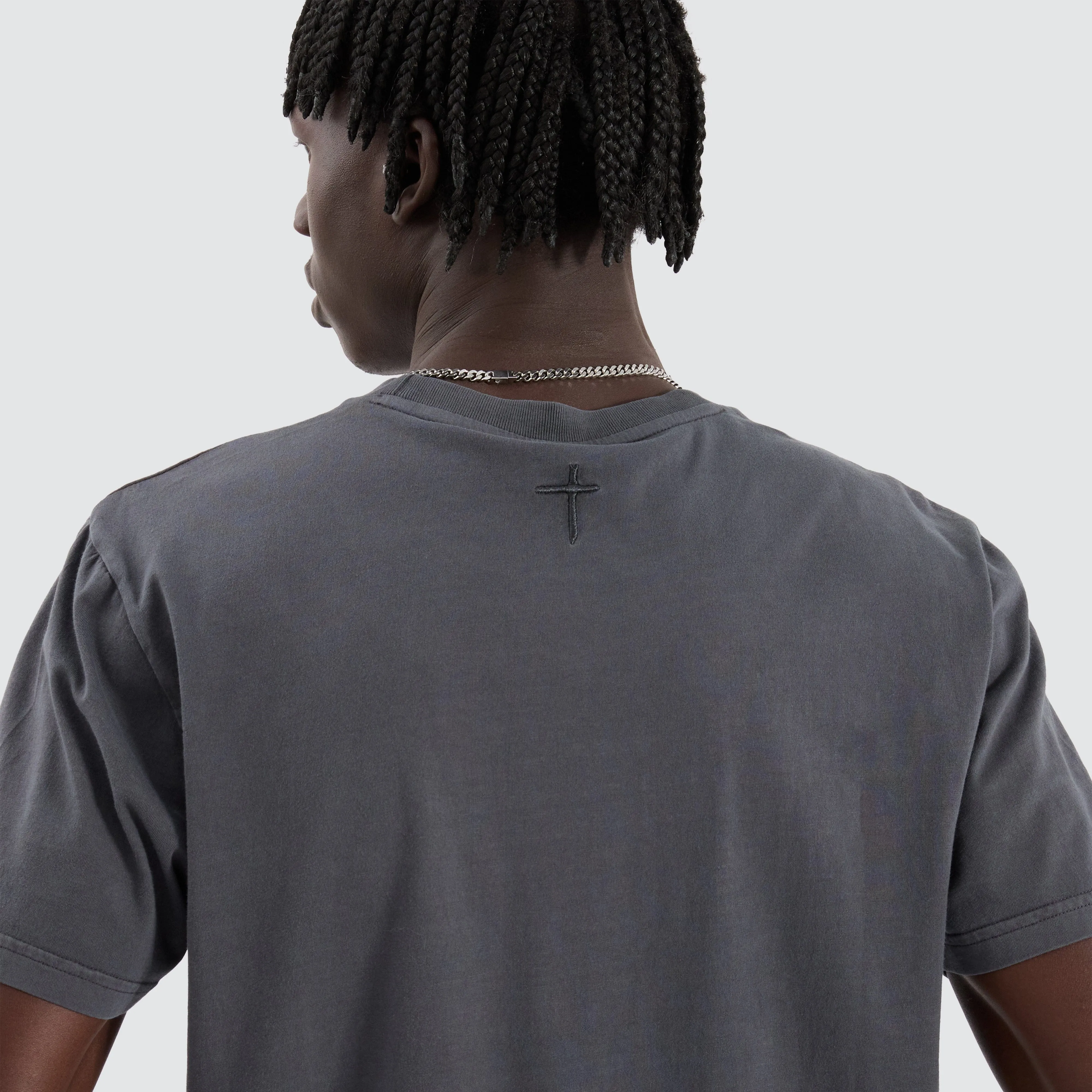 Prairie Dual Curved Tee Pigment Asphalt sold by Neverland product image thumbnail 2