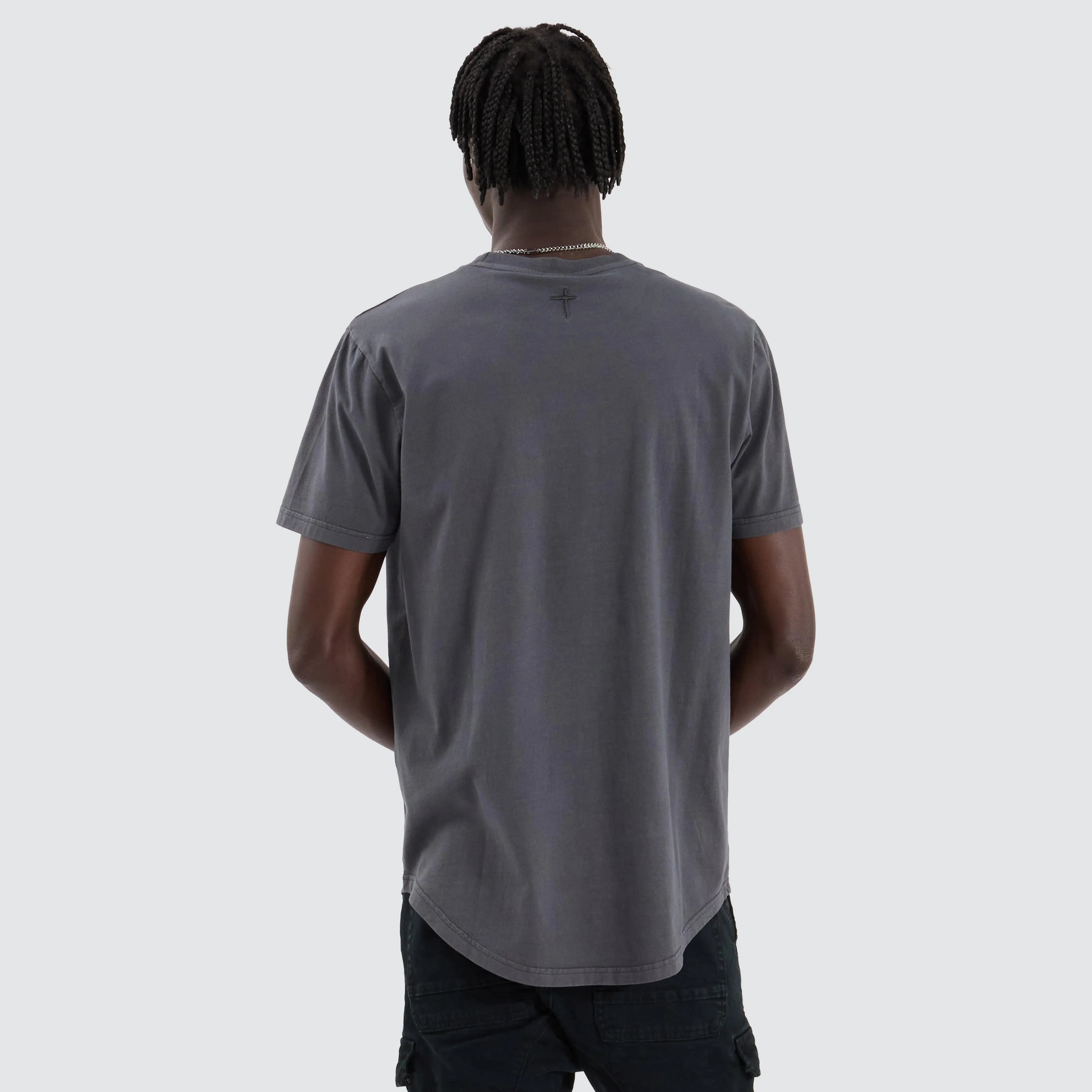 Prairie Dual Curved Tee Pigment Asphalt sold by Neverland product image thumbnail 5