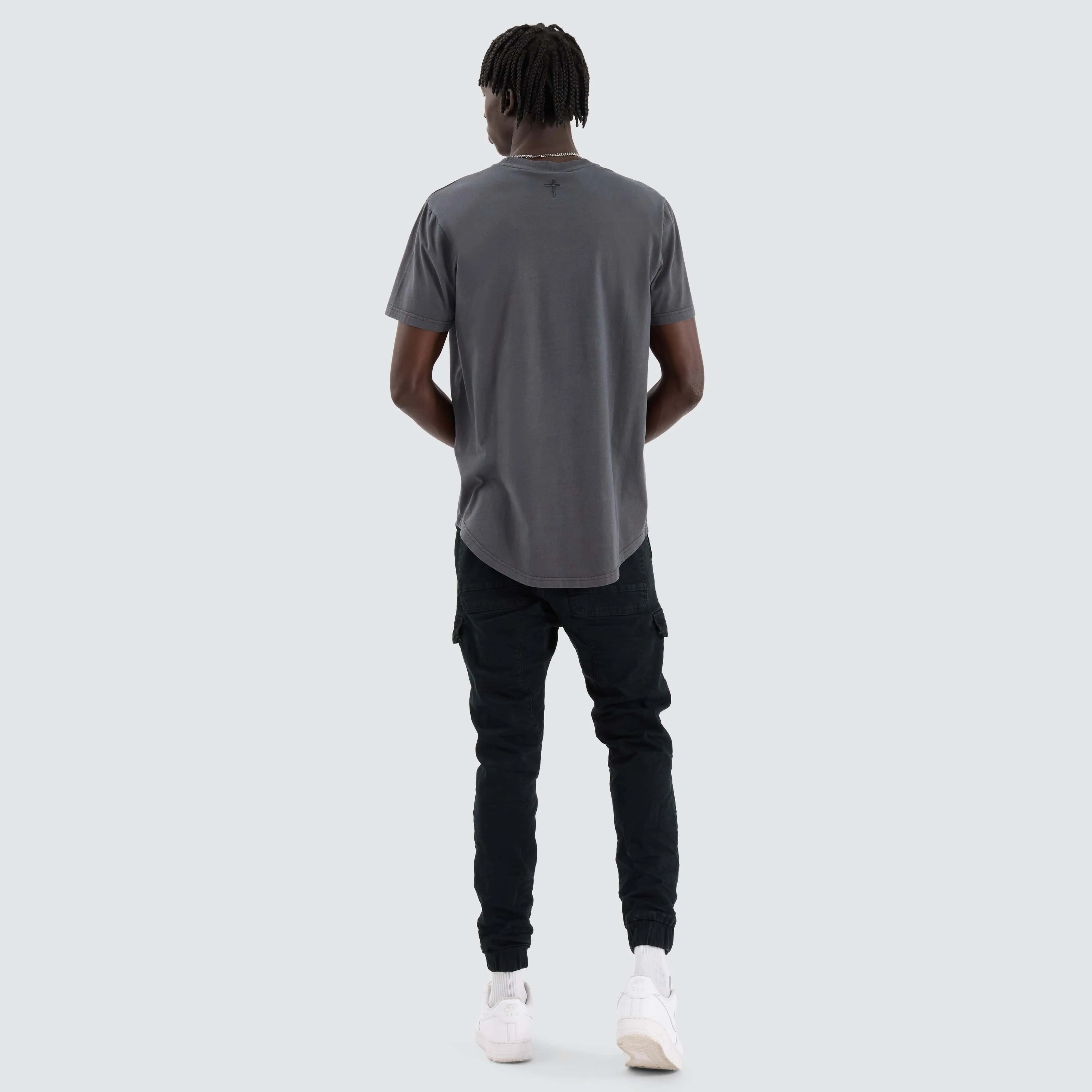 Prairie Dual Curved Tee Pigment Asphalt sold by Neverland product image thumbnail 4