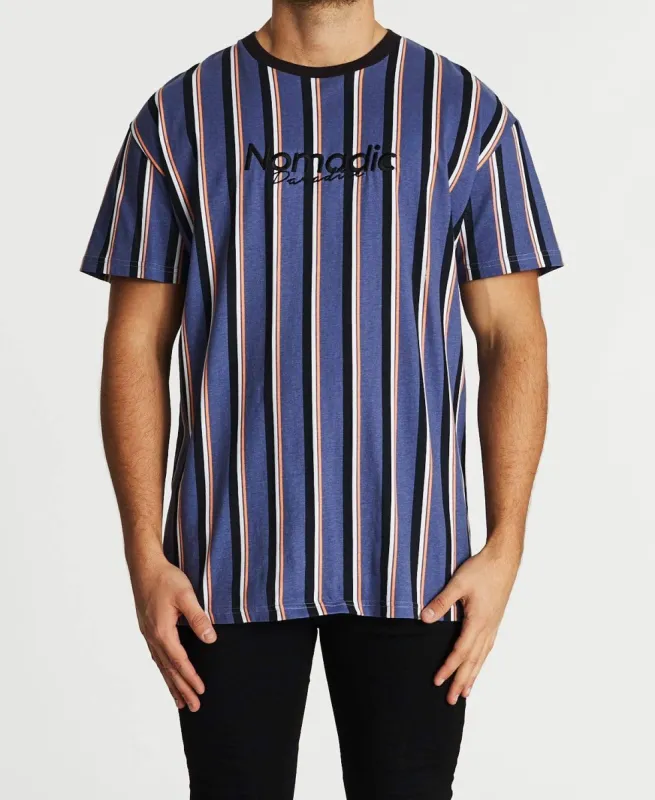 Northern Relaxed T-Shirt Multi Coloured Stripe sold by Neverland