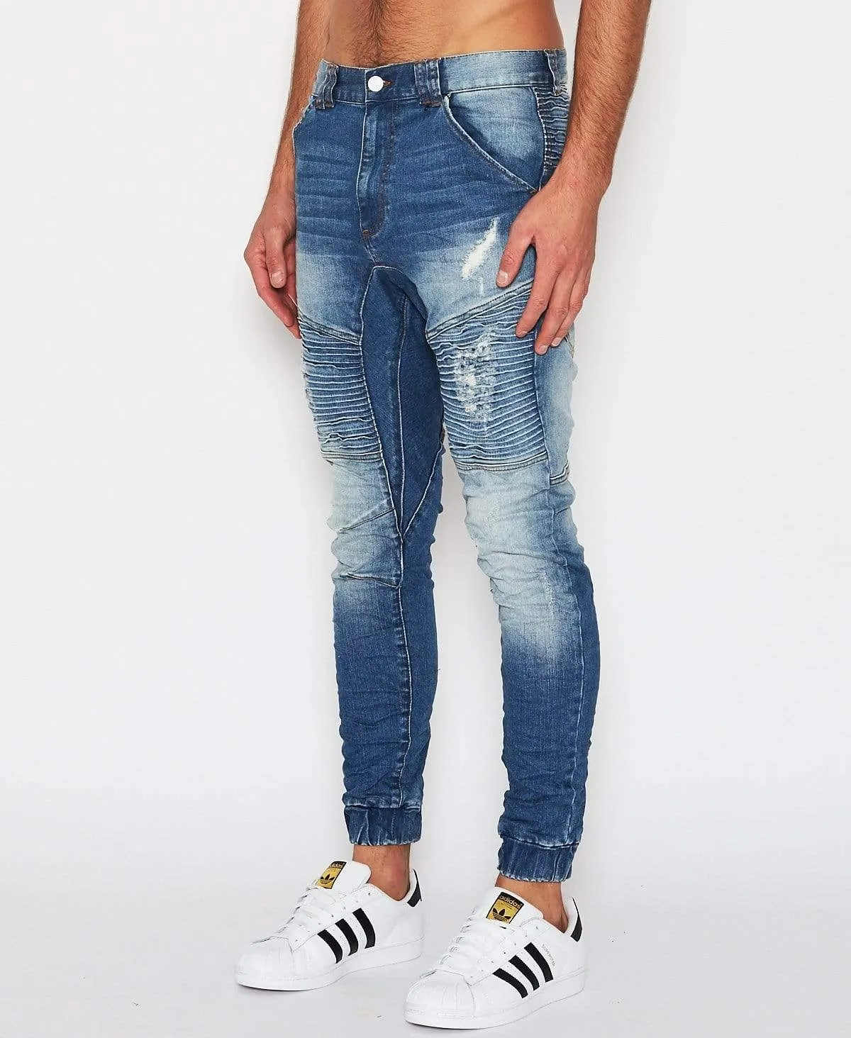 Destroyer Pants Blue Trash sold by Neverland