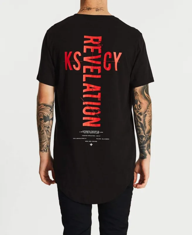 Discovery Dual Curved T-Shirt Jet Black sold by Neverland