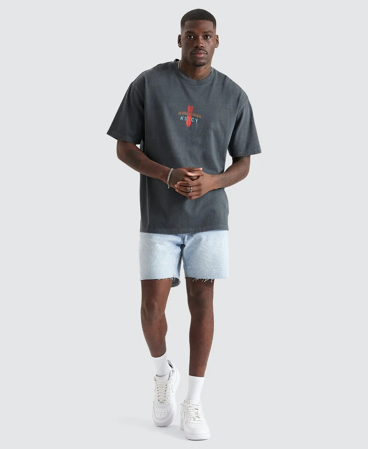 Destroyer Box Fit T-Shirt Asphalt Grey sold by Neverland product image thumbnail 5