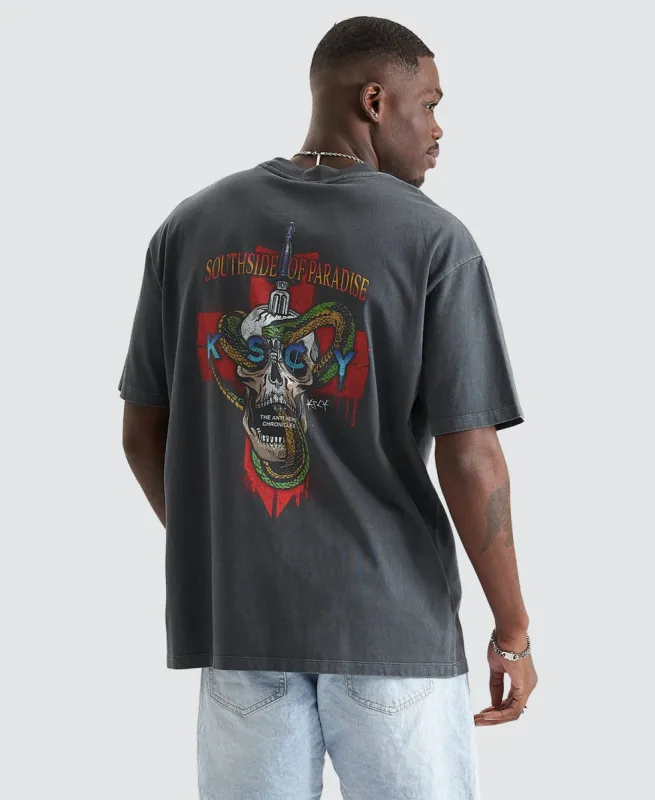 Destroyer Box Fit T-Shirt Asphalt Grey sold by Neverland