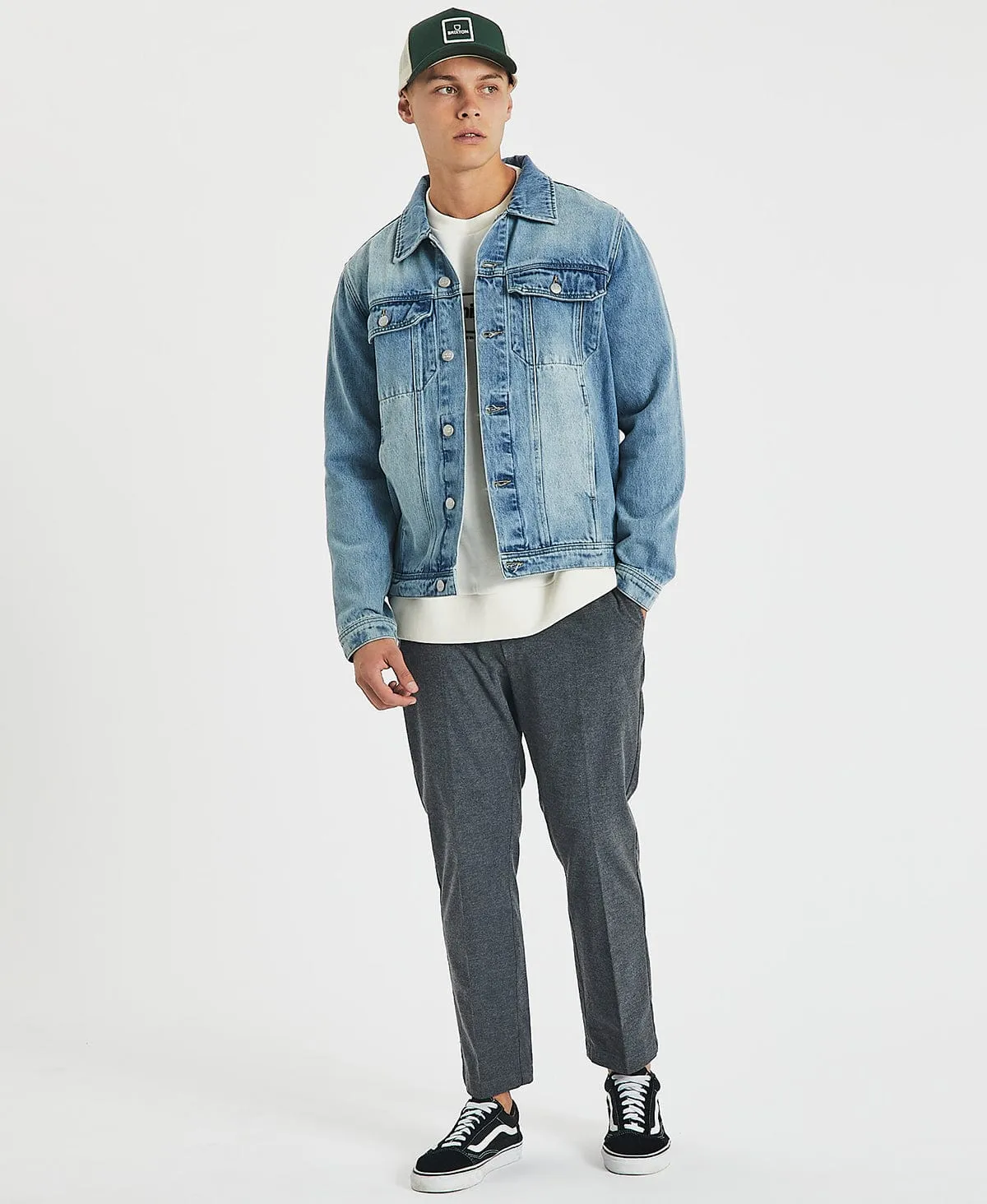 Whisper Denim Jacket Mid Indigo sold by Neverland product image thumbnail 3