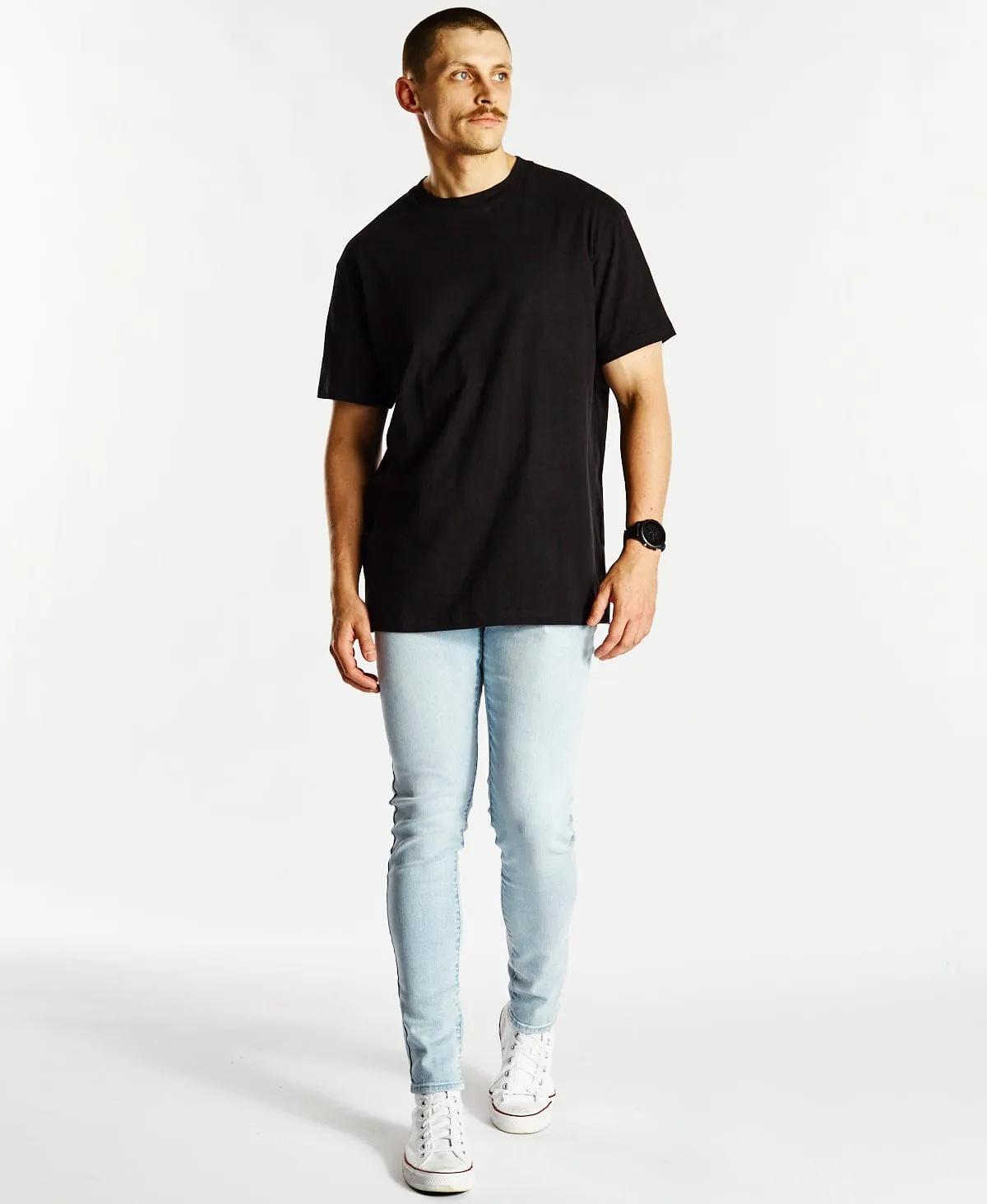 Lincoln Relaxed T-Shirt Jet Black sold by Neverland product image thumbnail 4