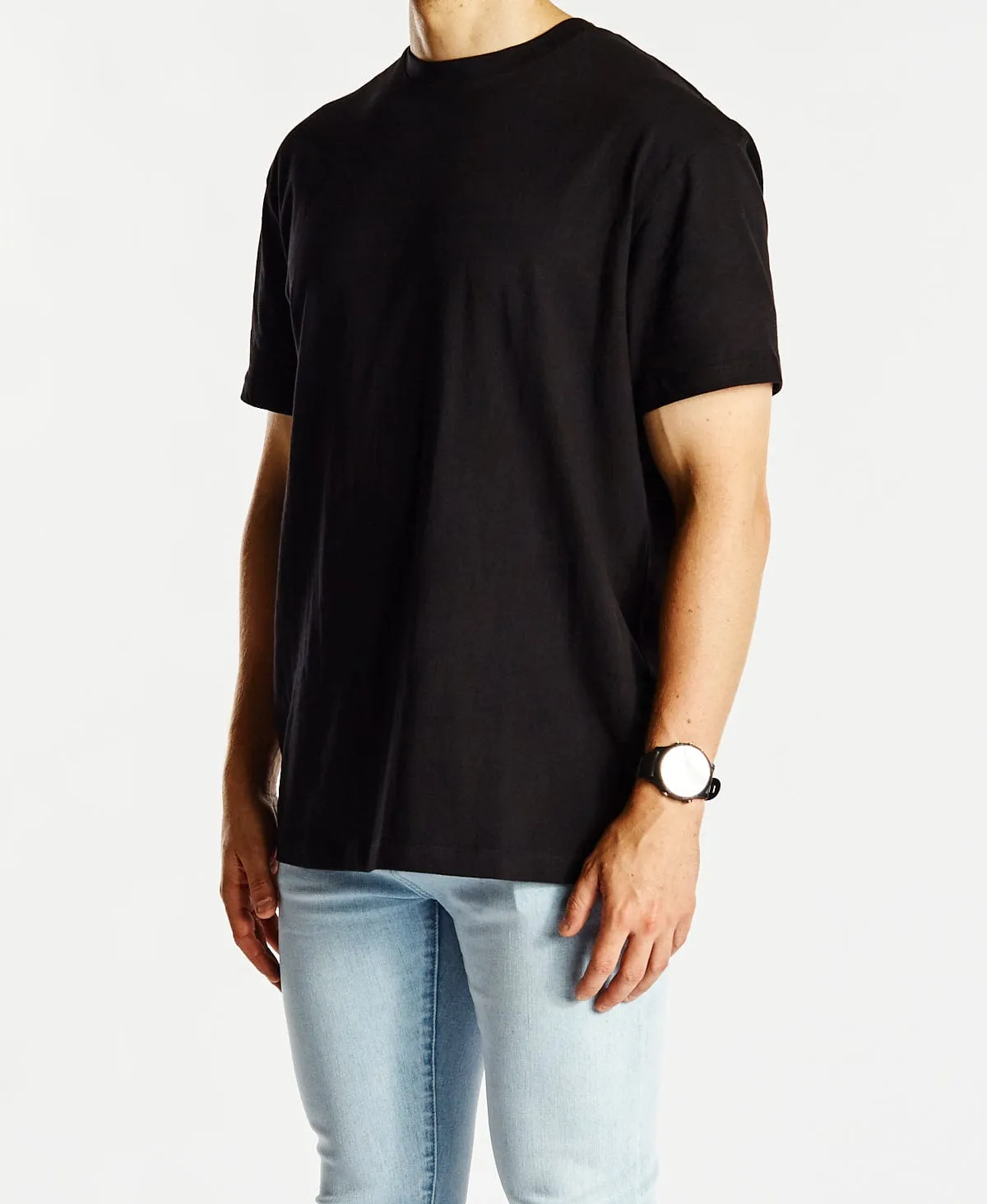 Lincoln Relaxed T-Shirt Jet Black sold by Neverland product image thumbnail 3