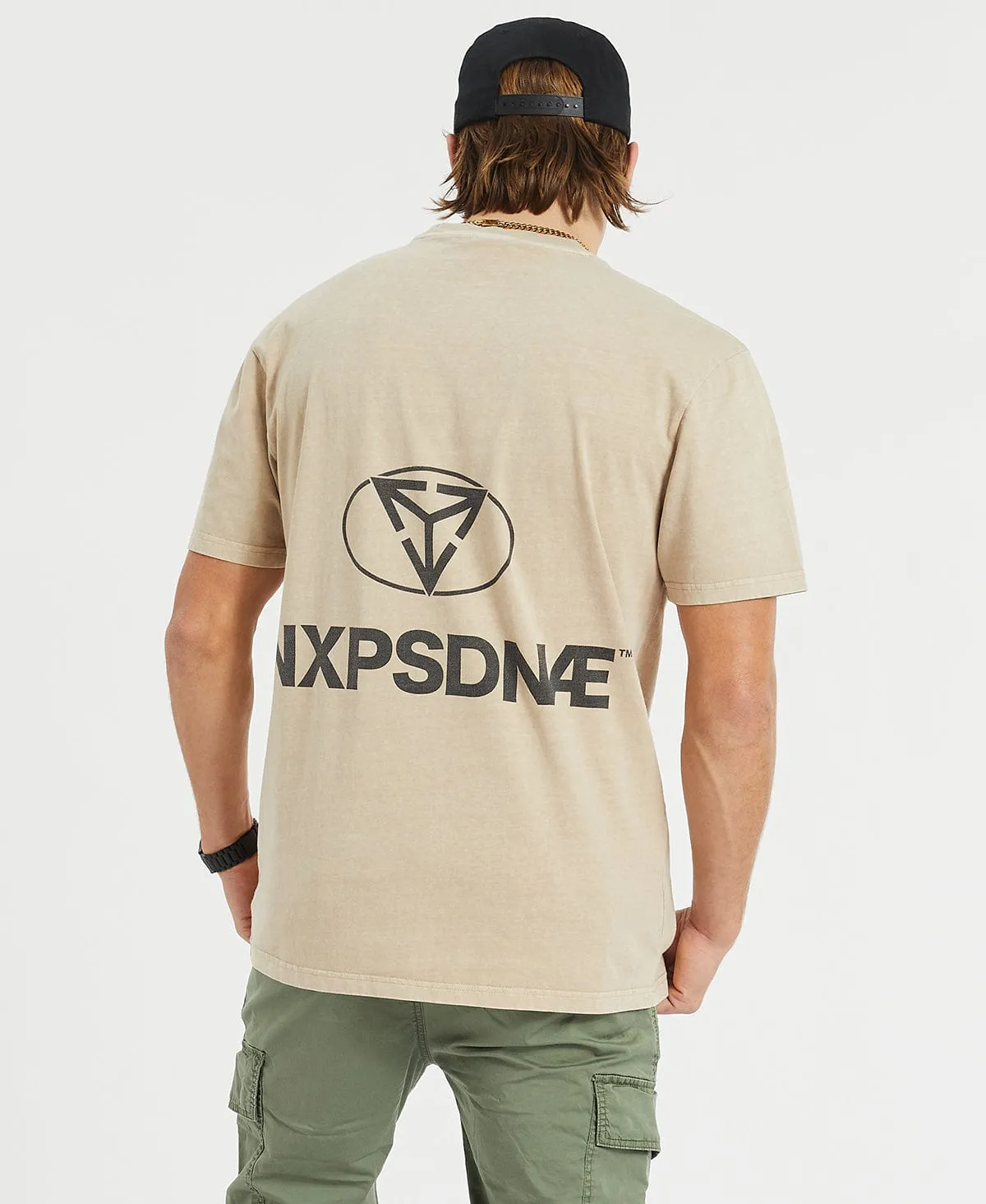 Beta Heavy Relaxed T-Shirt Tan sold by Neverland