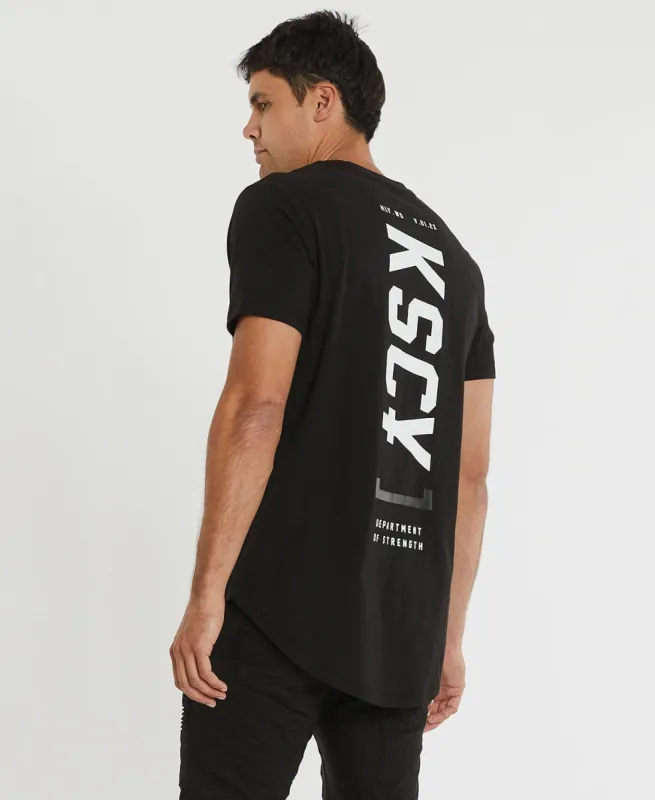 Formula Dual Curved T-Shirt Jet Black sold by Neverland