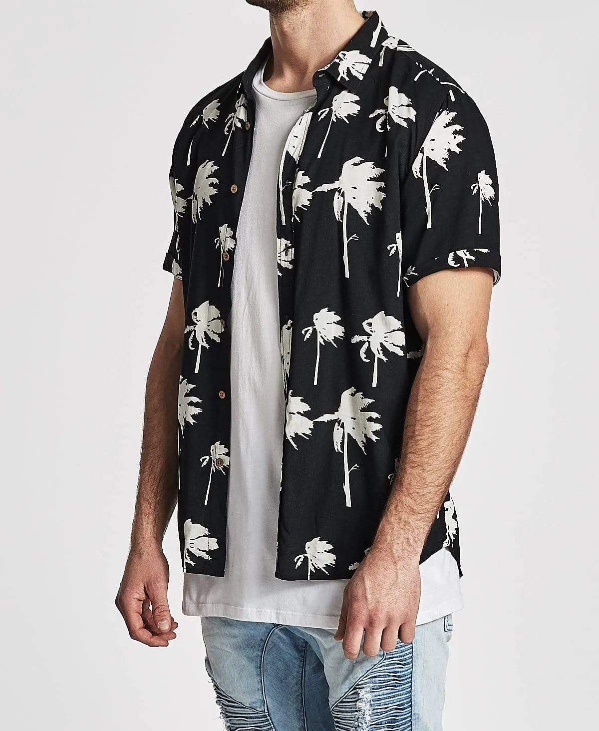 Paradise Short Sleeve Shirt Black sold by Neverland product image thumbnail 3