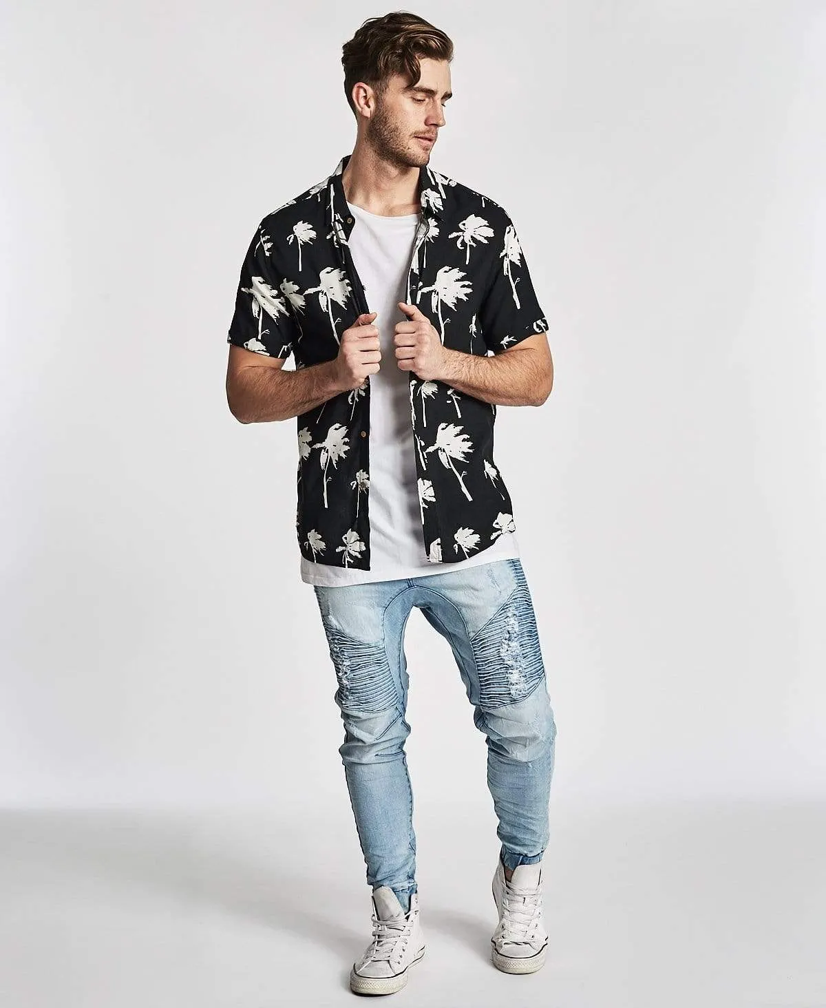 Paradise Short Sleeve Shirt Black sold by Neverland product image thumbnail 4