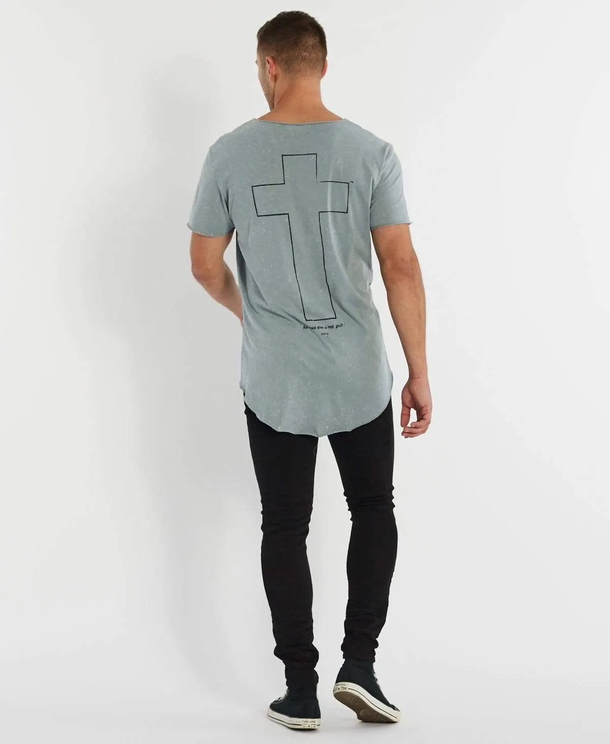 Bad Ending Raw V-Neck T-Shirt Acid Quarry sold by Neverland product image thumbnail 5