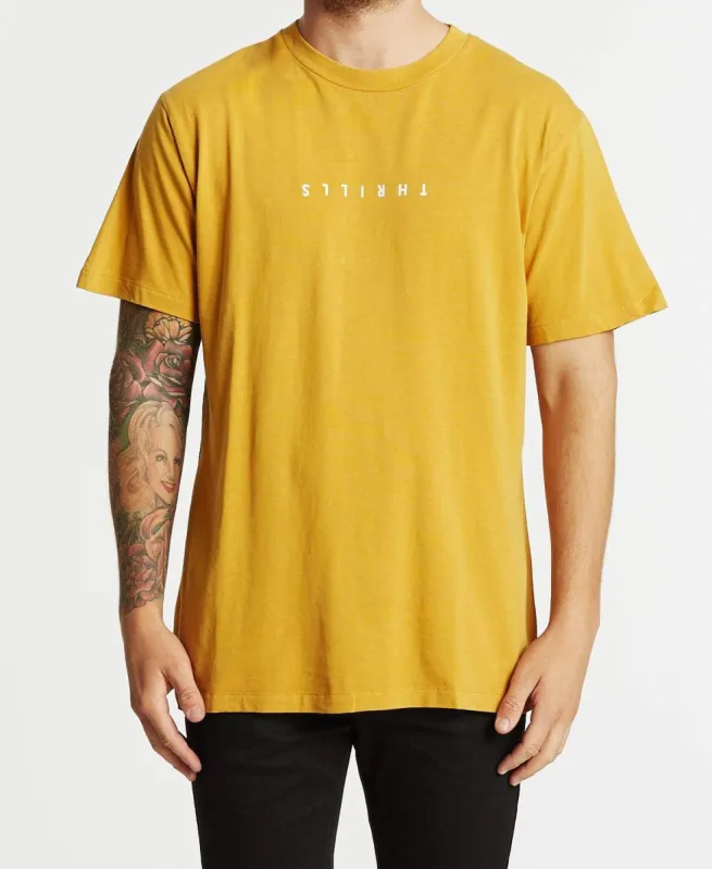 Minimal Thrills Merch Fit T-Shirt Sunlight Yellow sold by Neverland