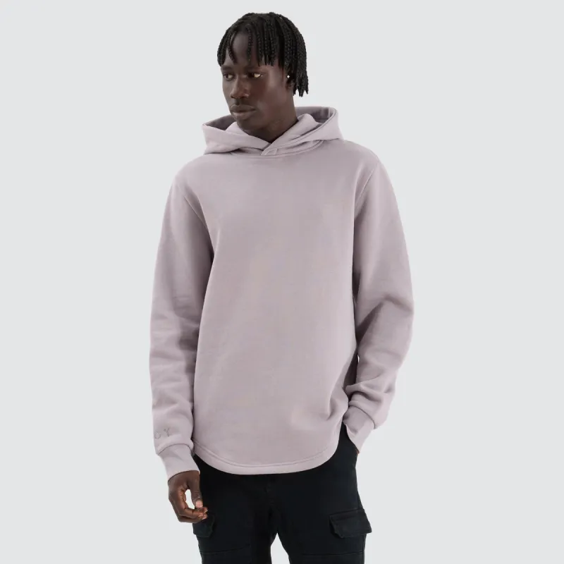 Casper Dual Curved Hoodie Gull sold by Neverland