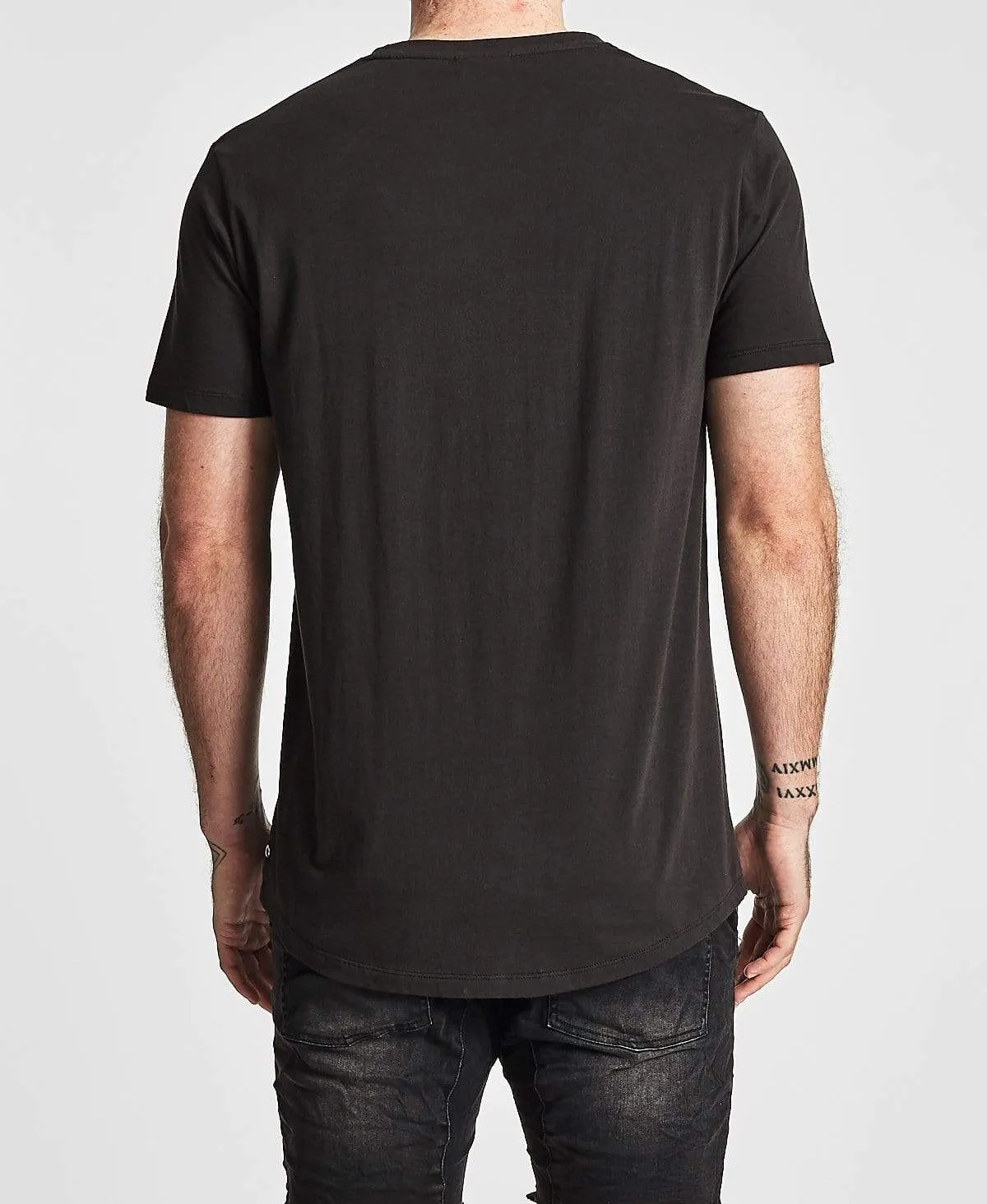 Paramount Standard Scoop Back T-Shirt Jet Black sold by Neverland product image thumbnail 2