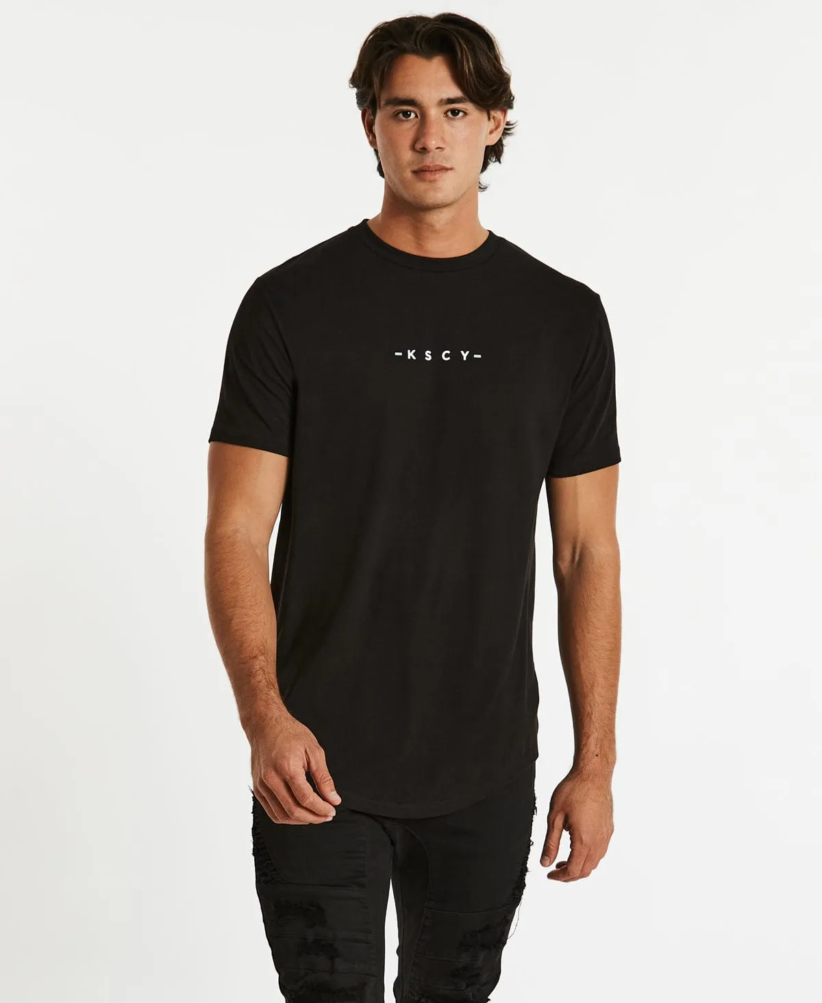 Suffocating Dual Curved T-Shirt Jet Black sold by Neverland product image thumbnail 2