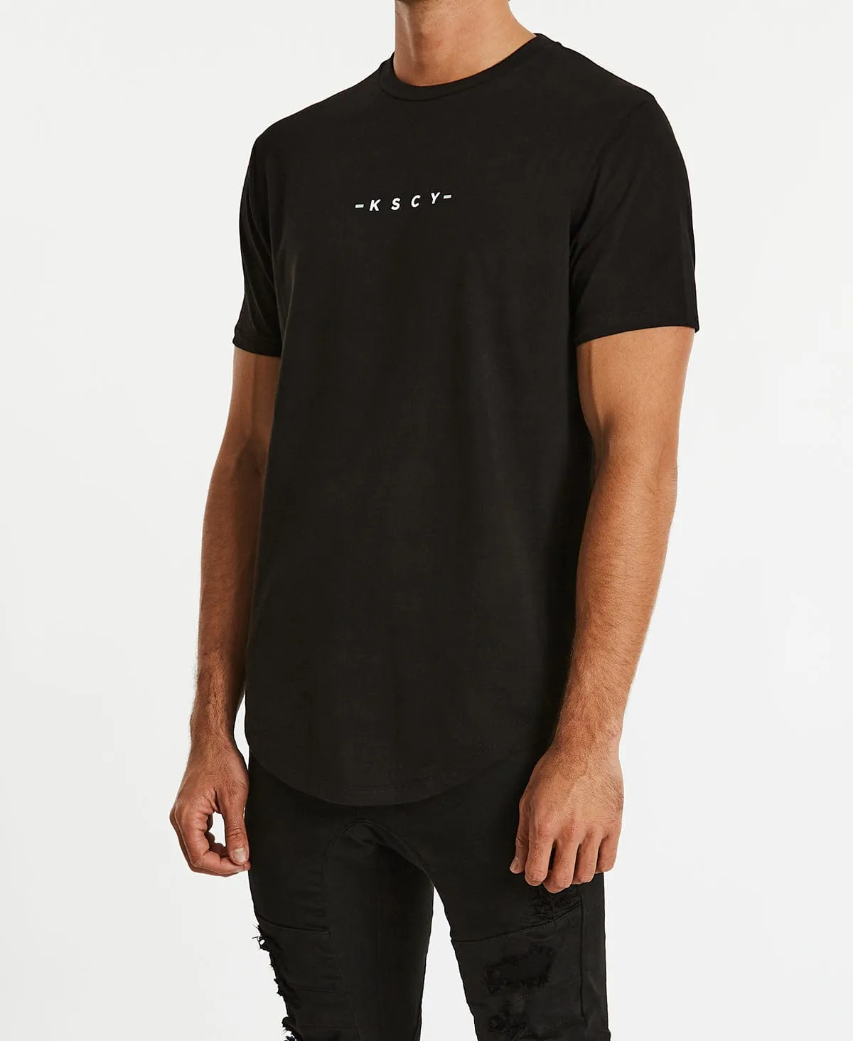 Suffocating Dual Curved T-Shirt Jet Black sold by Neverland product image thumbnail 4