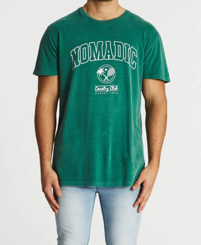 Country Club Standard T-Shirt Pigment Deep Sea sold by Neverland