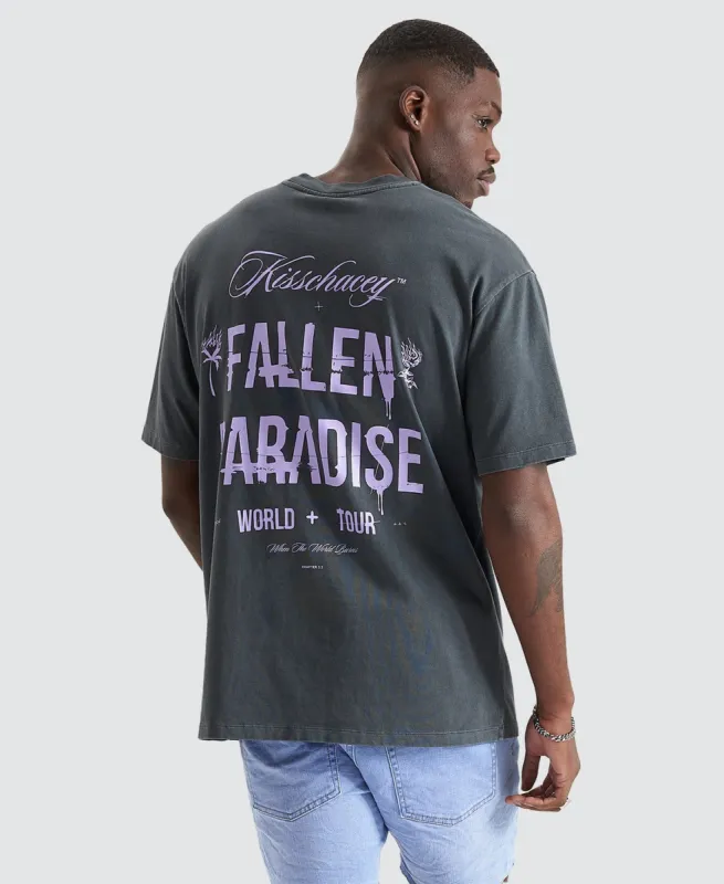 After Life Box Fit T-Shirt Pigment Asphalt Grey sold by Neverland