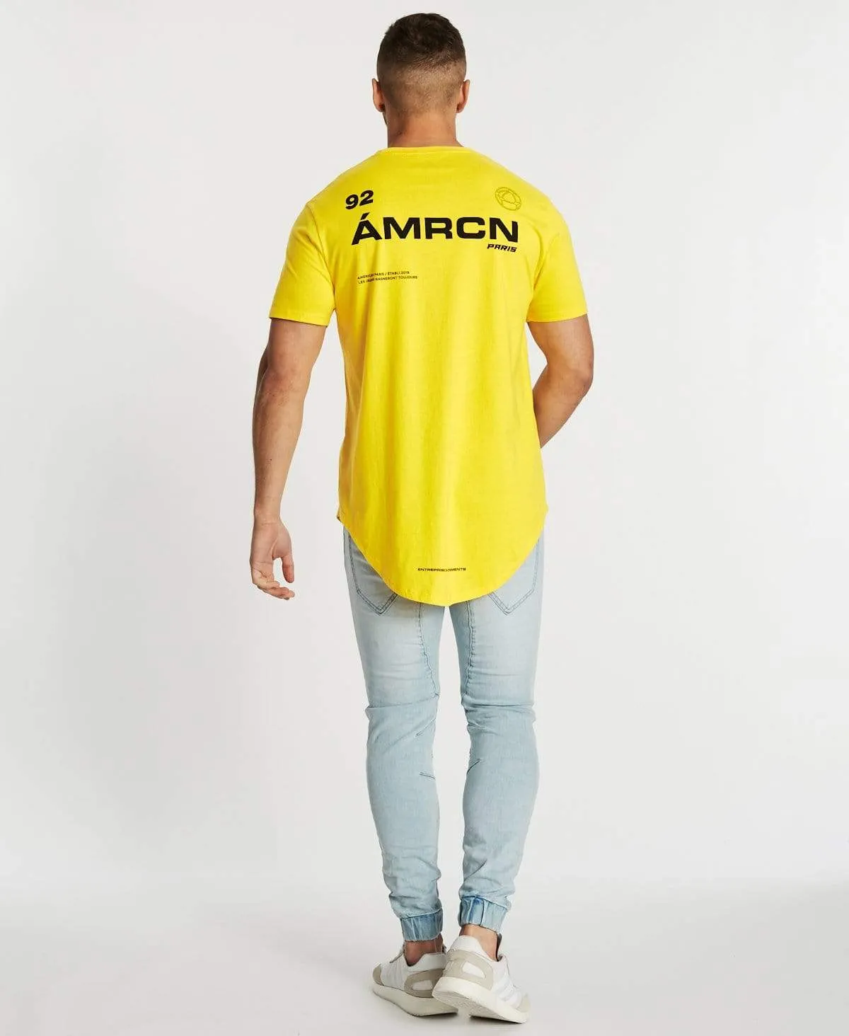 Lumiere Dual Curved T-Shirt Solar Yellow sold by Neverland product image thumbnail 4