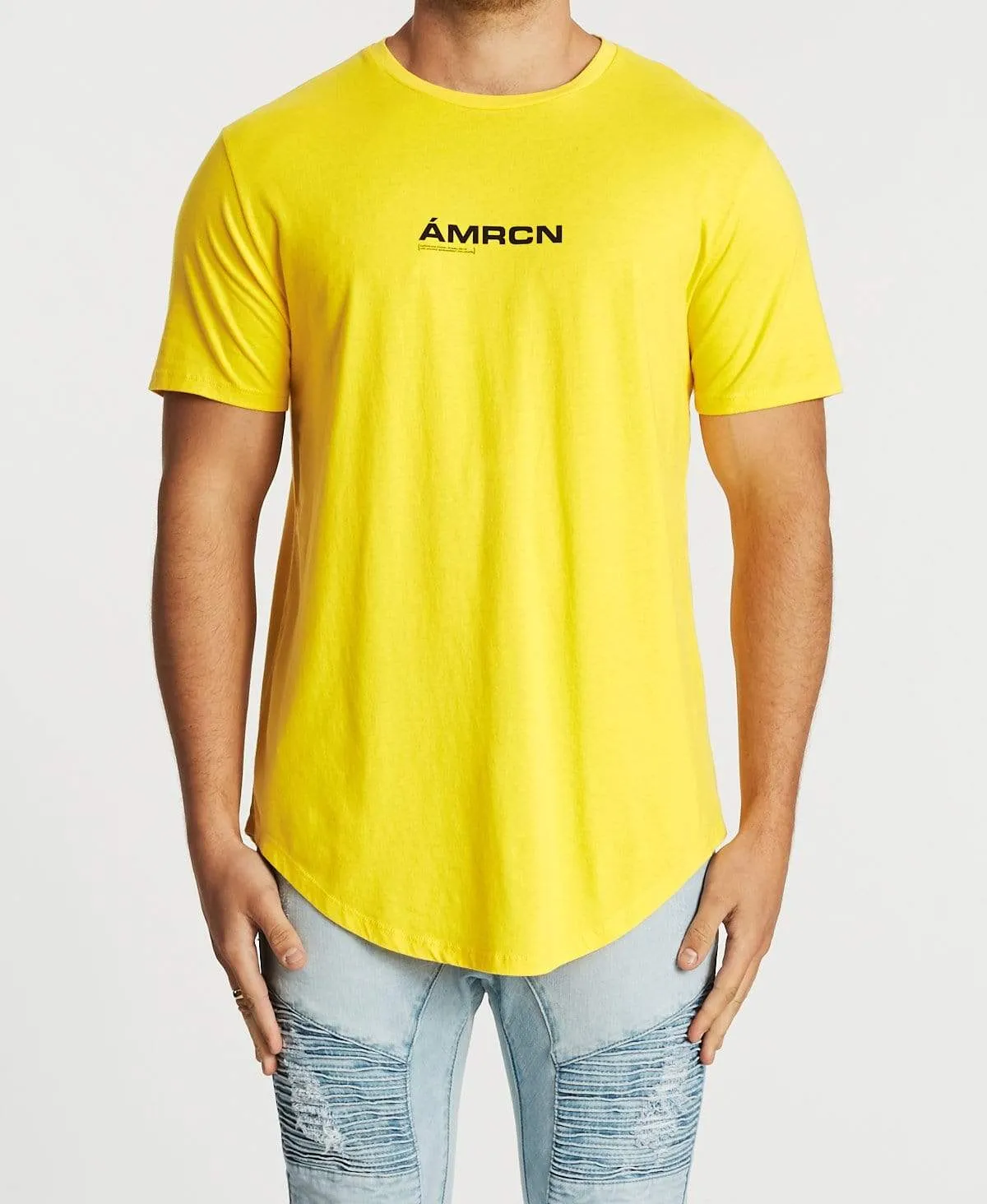 Lumiere Dual Curved T-Shirt Solar Yellow sold by Neverland product image thumbnail 2