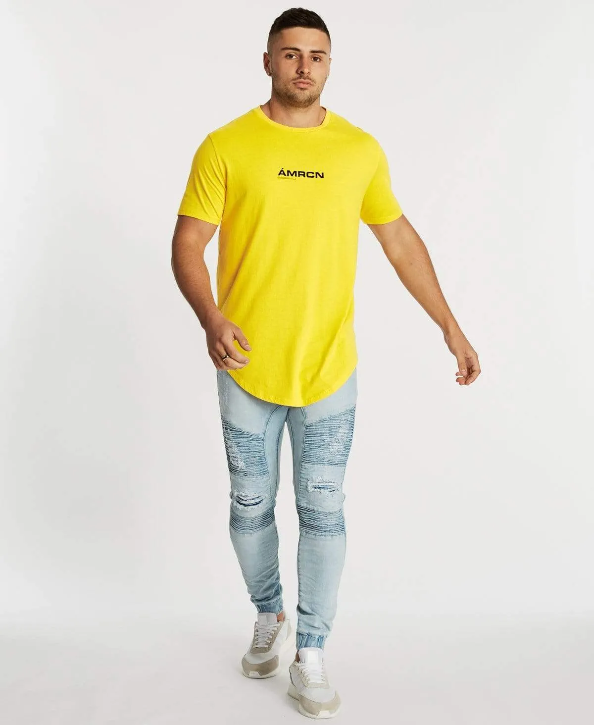 Lumiere Dual Curved T-Shirt Solar Yellow sold by Neverland product image thumbnail 5