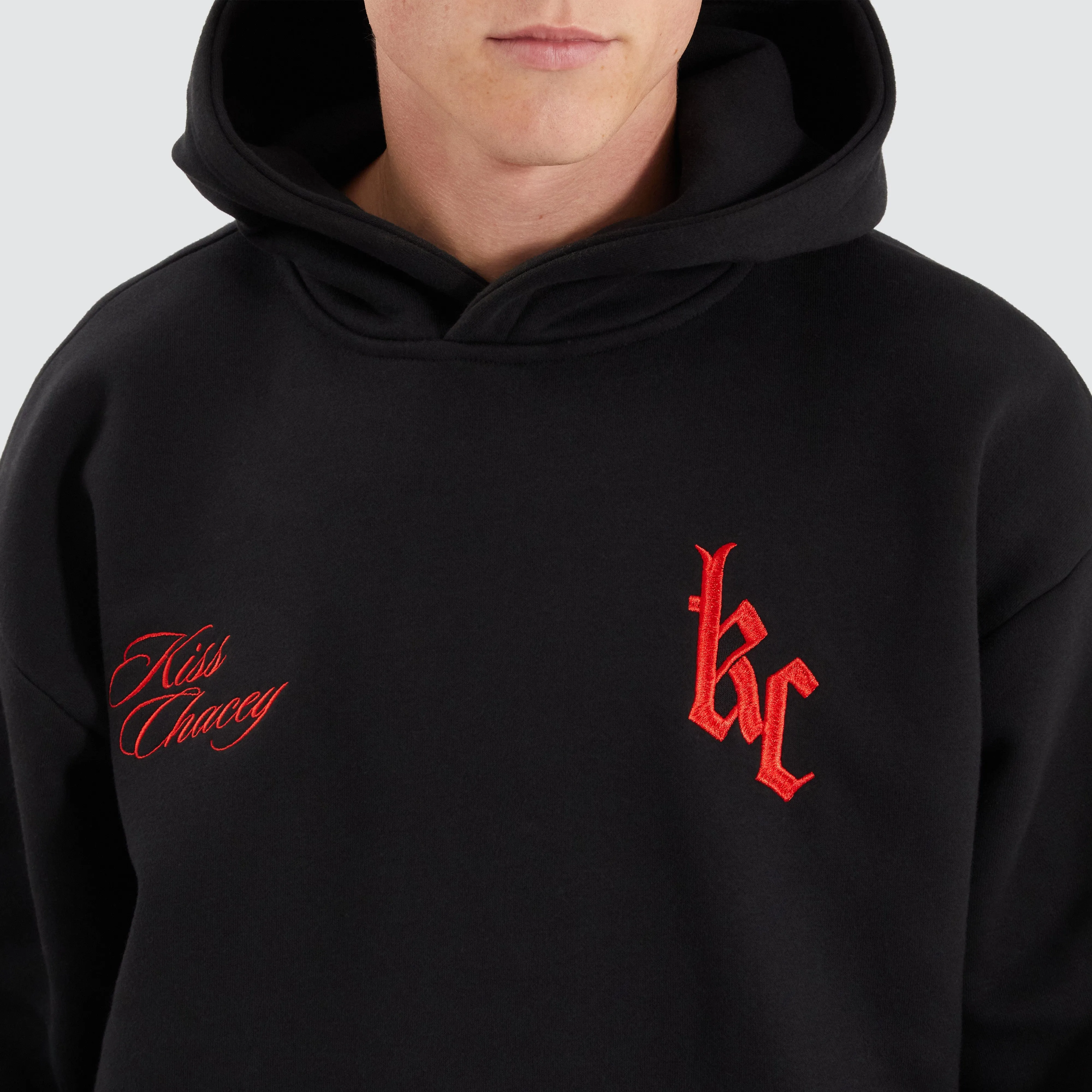 Astral Heavy Relaxed Hoodie Jet Black sold by Neverland product image thumbnail 5