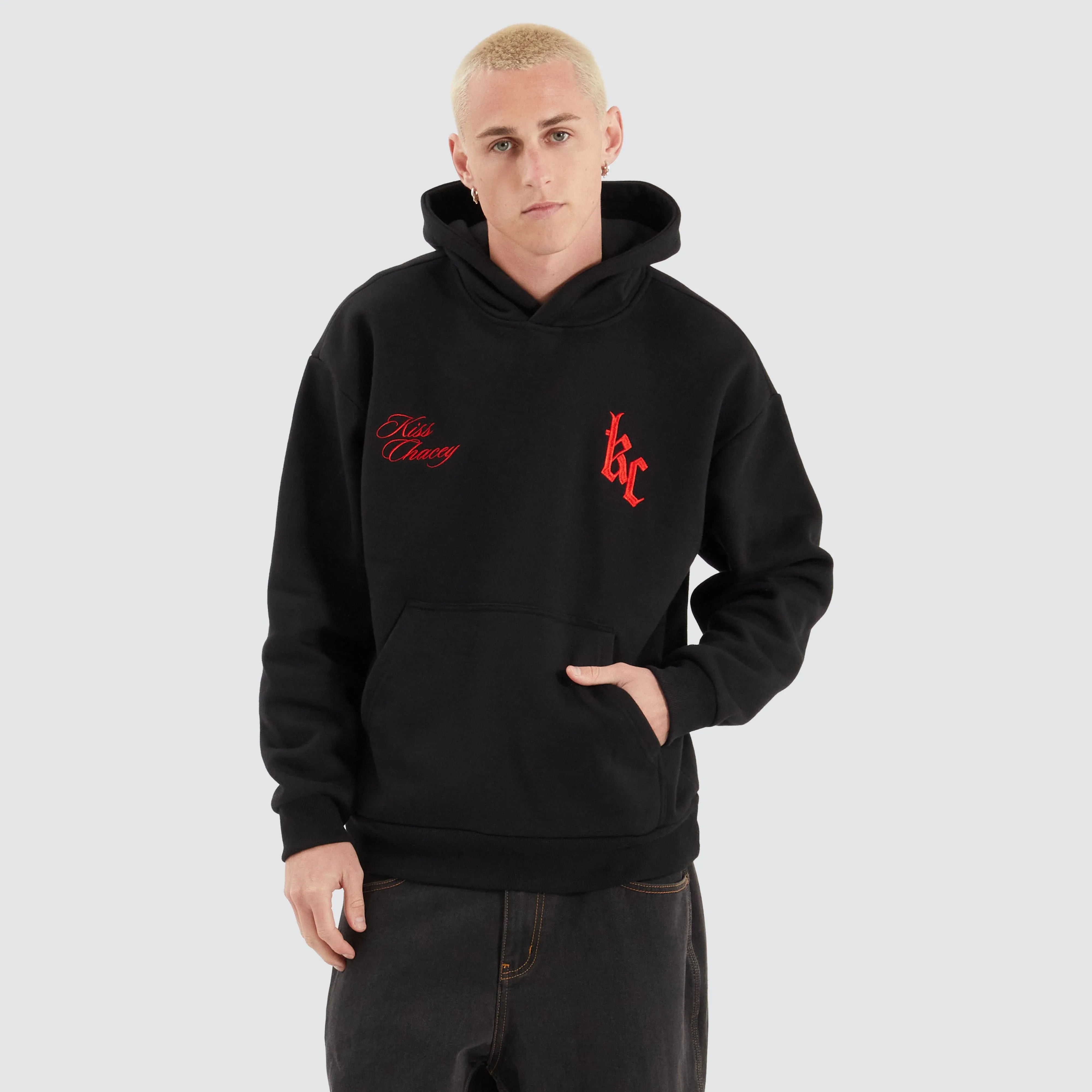 Astral Heavy Relaxed Hoodie Jet Black sold by Neverland product image thumbnail 3