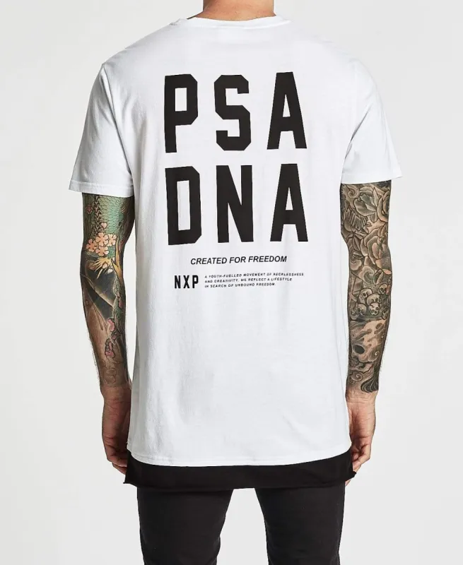 Unbound Layered Hem T-Shirt White sold by Neverland