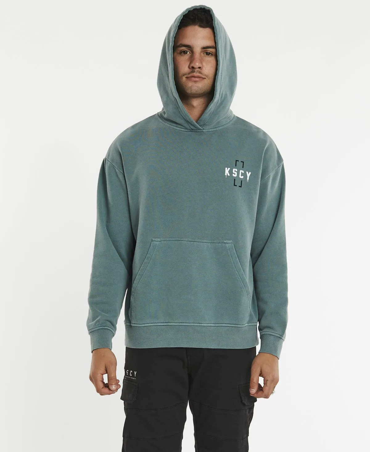 Hemlock Relaxed Hoodie Pigment Trellis Green sold by Neverland product image thumbnail 3