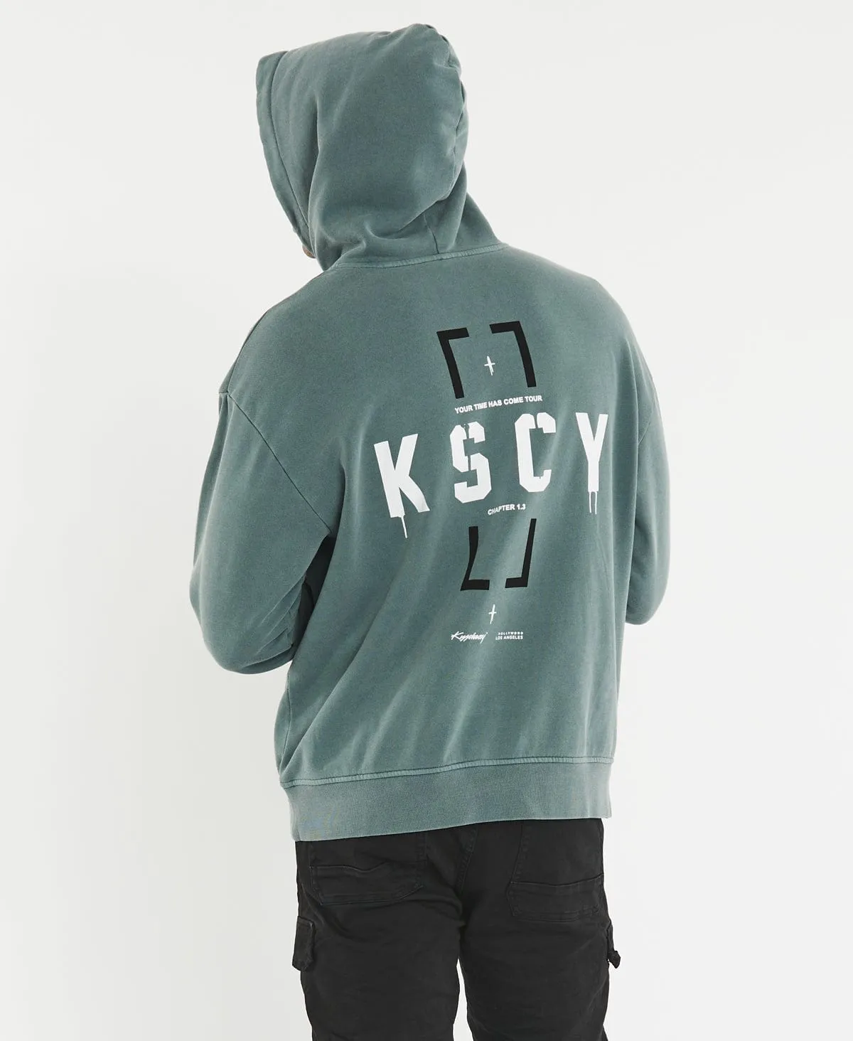 Hemlock Relaxed Hoodie Pigment Trellis Green sold by Neverland