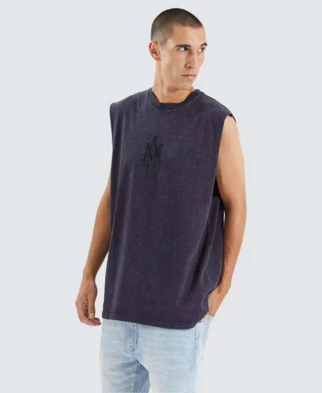 Nique Relaxed Fit Muscle Tee Acid Vulcan sold by Neverland