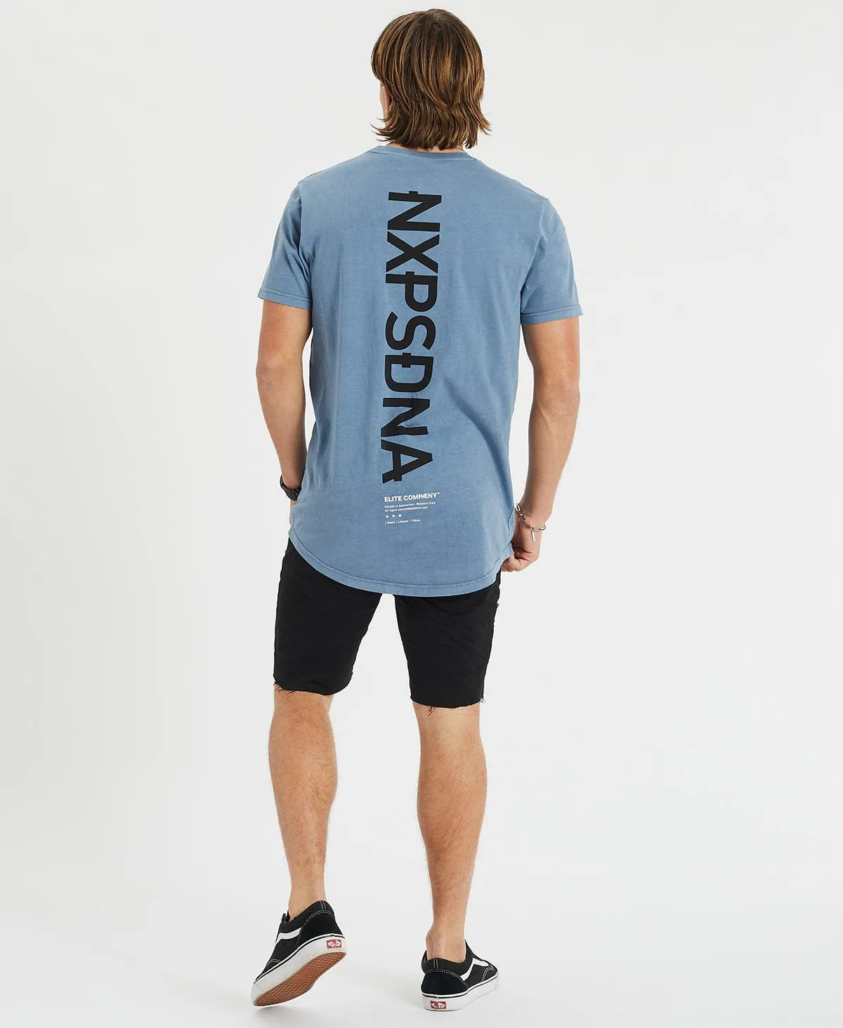 Blackout Cape Back T-Shirt Blue sold by Neverland product image thumbnail 4