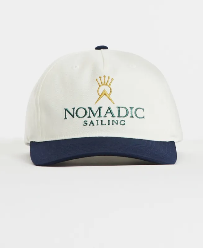 Sailor Golfer Cap White/Navy sold by Neverland