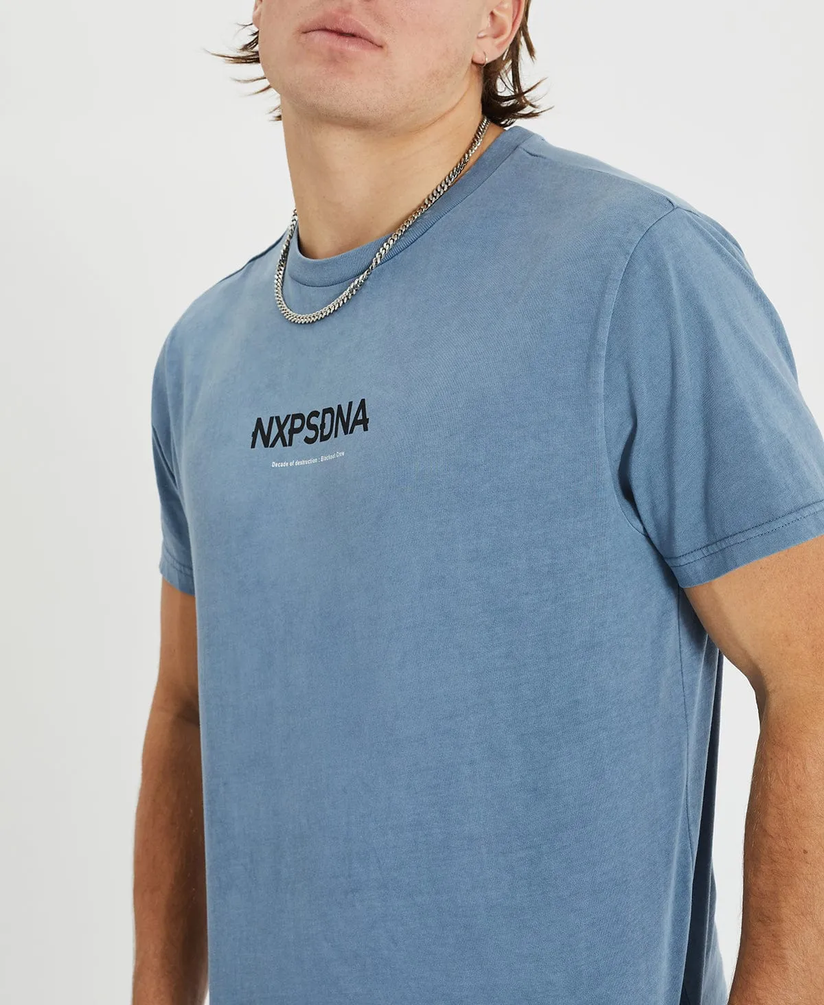 Blackout Cape Back T-Shirt Blue sold by Neverland product image thumbnail 2