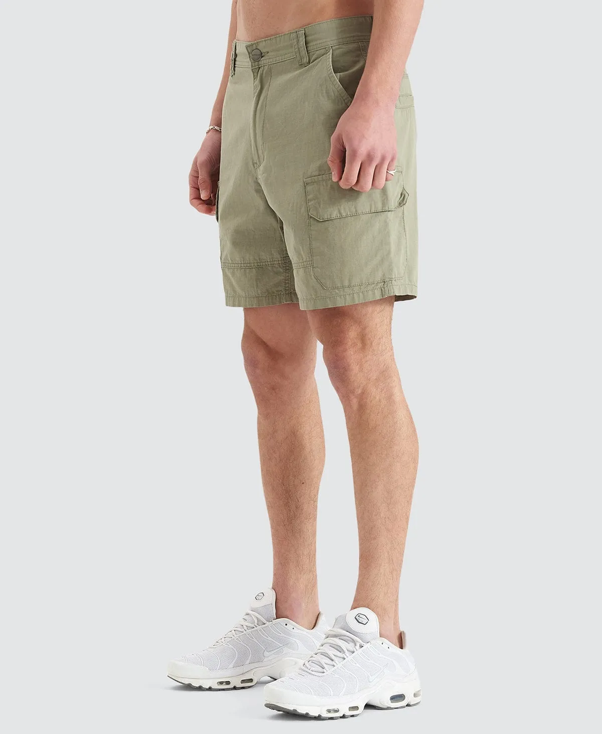 Overland Cargo Shorts Sage Green sold by Neverland product image thumbnail 3