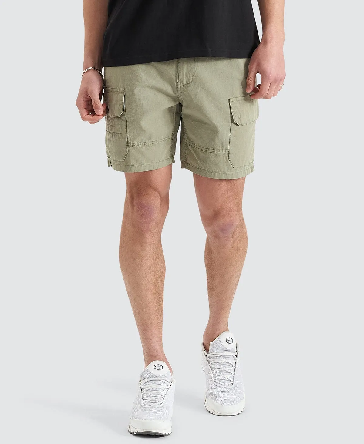 Overland Cargo Shorts Sage Green sold by Neverland product image thumbnail 5