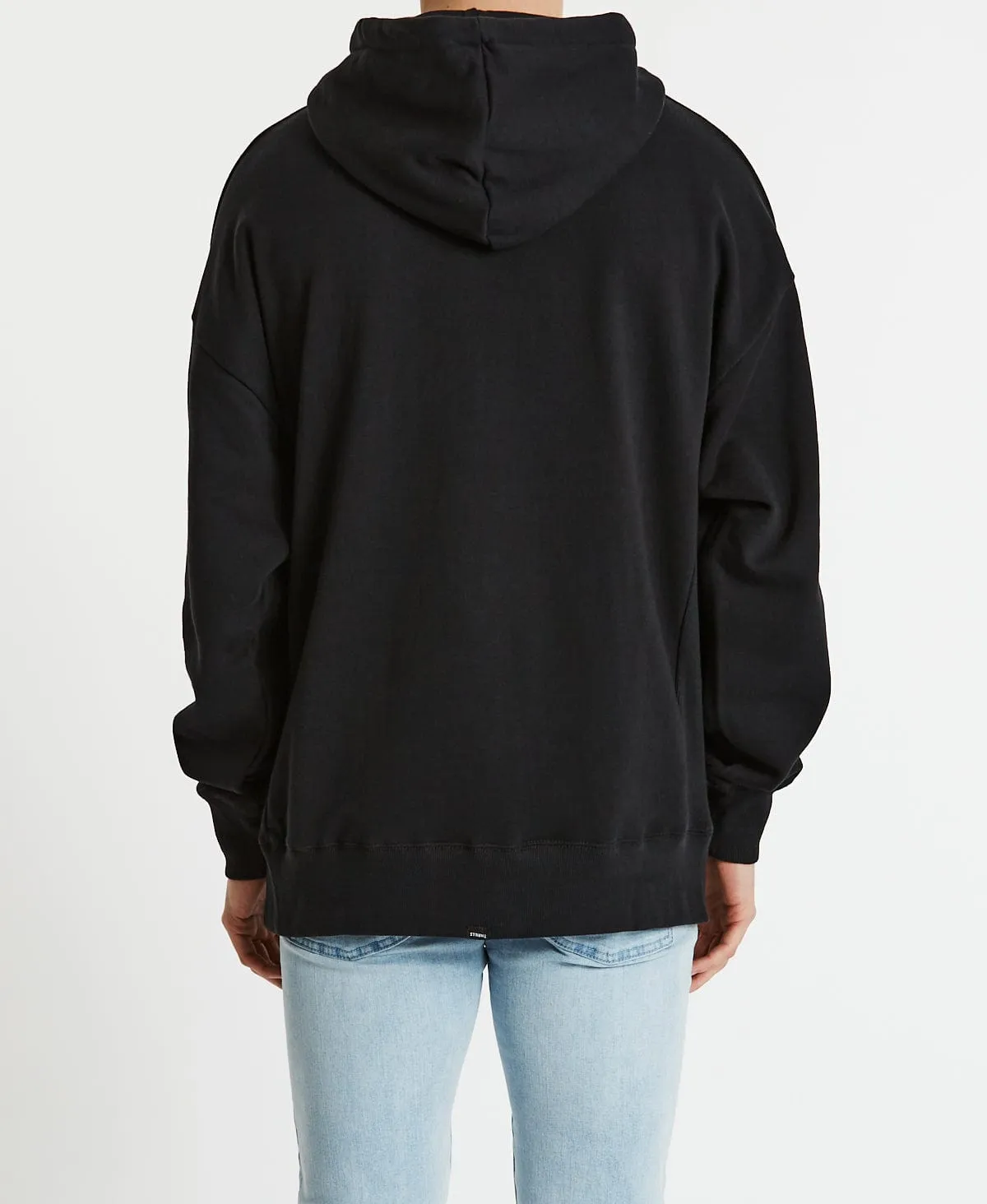 Minimal Thrills Slouch Pull On Hoodie Washed Black sold by Neverland product image thumbnail 2
