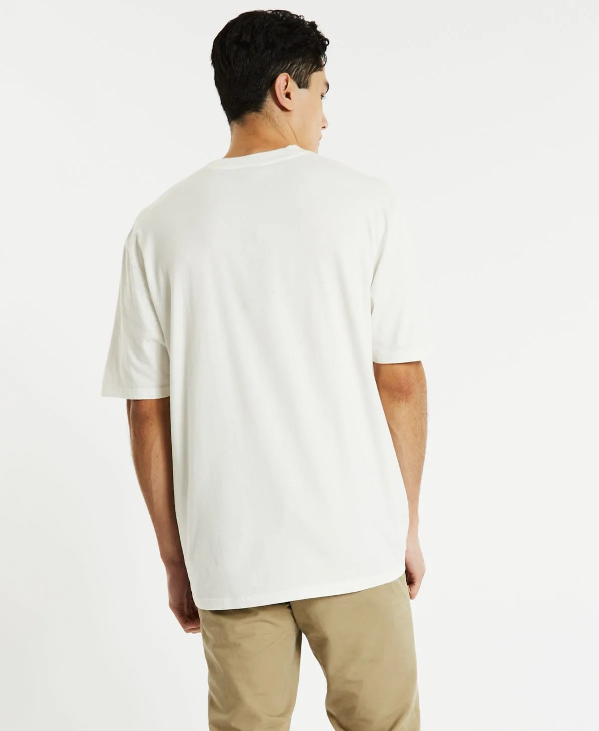 Lee Baggy Stacked T-Shirt Vintage White sold by Neverland product image thumbnail 2