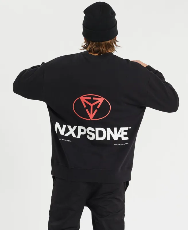 Empire Heavy Relaxed Jumper Black sold by Neverland