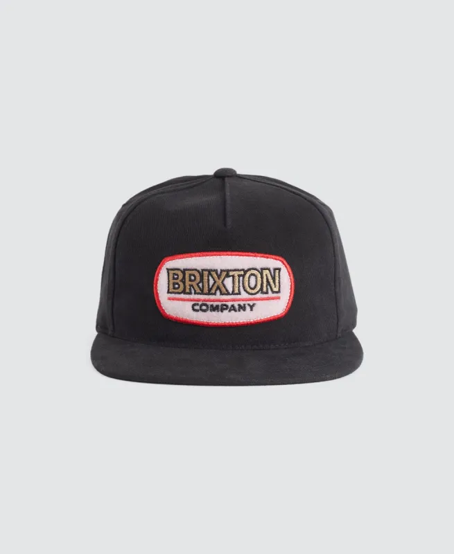 Canyon MP Snapback Cap Black made by Brixton