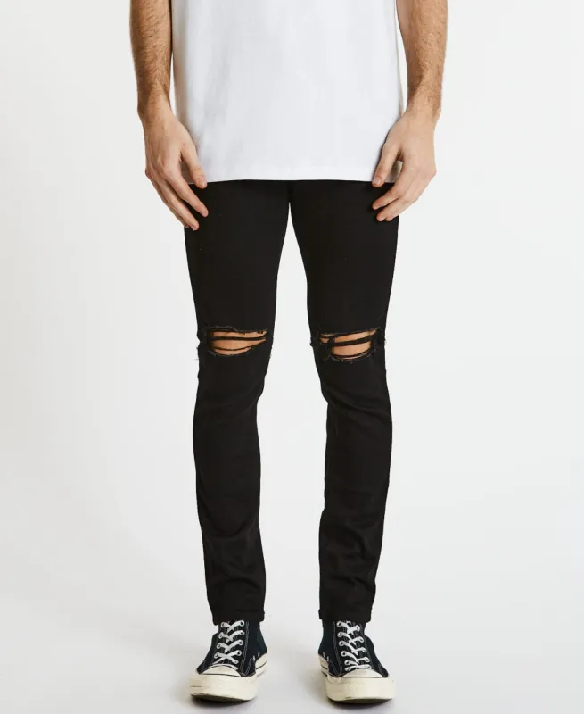 Strangler R28 Jeans Vinyl Trash Black sold by Neverland