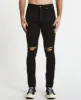 Strangler R28 Jeans Vinyl Trash Black sold by Neverland