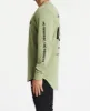 Chains Cape Back Long Sleeve T-Shirt Pigment Tea sold by Neverland