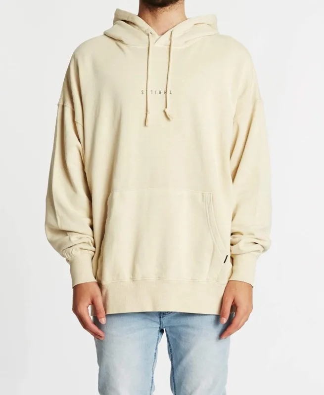 Minimal Thrills Slouch Hoodie Thrift White sold by Neverland
