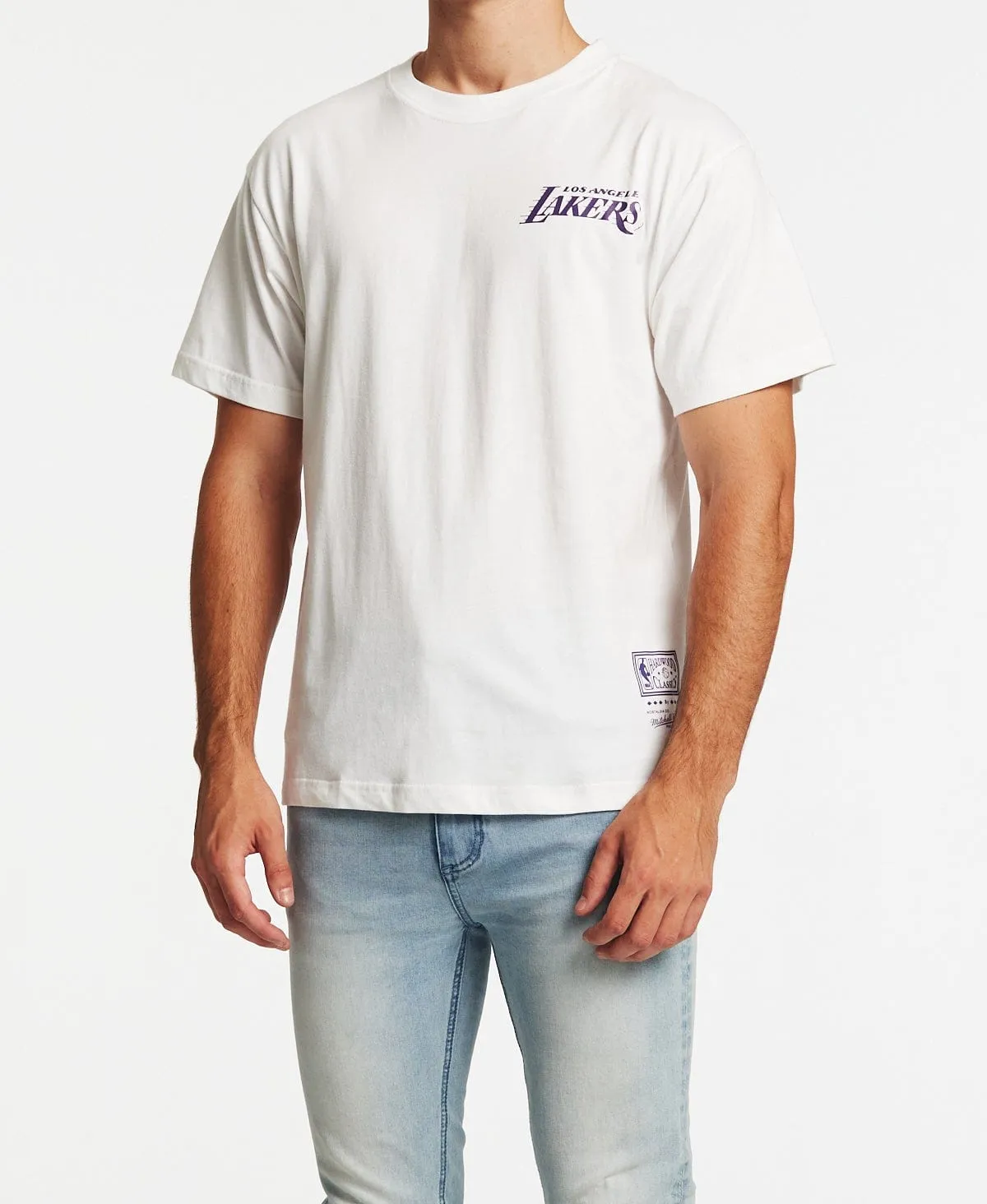 Los Angeles Lakers '87 World Champs T-Shirt White sold by Neverland product image thumbnail 3